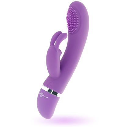 INTENSE - VIBRATEUR OSCILLANT EN SILICONE SUSY LILAC RABBIT