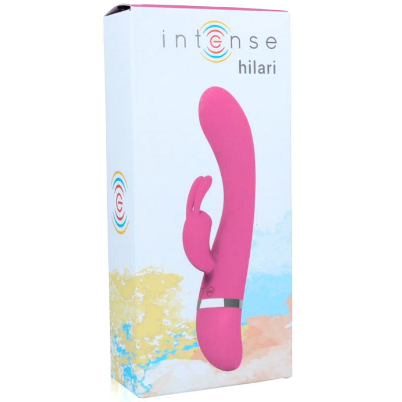 INTENSE - VIBRATEUR DE LUXE EN SILICONE ROSE HILARI