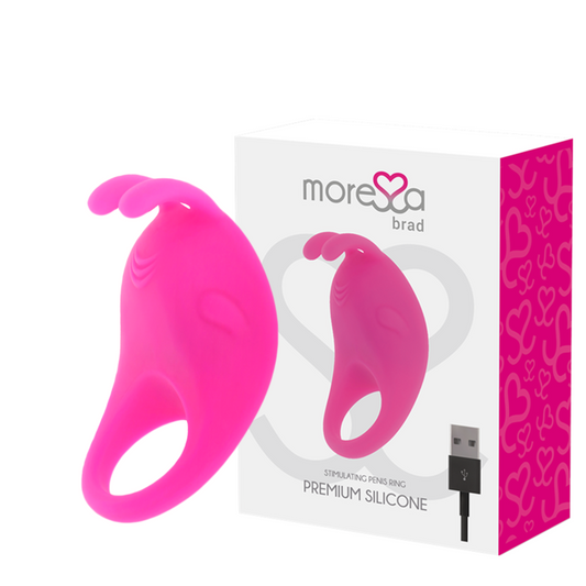 MORESSA - BRAD PREMIUM SILICONA RECARGABLE ROSA