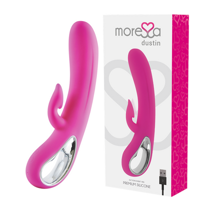 MORESSA - DUSTIN SUCCIÓN CLITORIAL Y POTENTE VIBRACIÓN PREMIUM SILICONE RECARGABLE