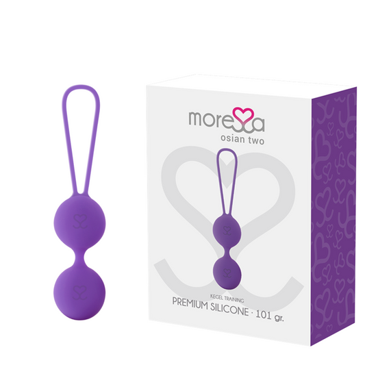 MORESSA - OSIAN DEUX EXERCICES PELVIENNES 101 g SILICONE LILAS PREMIUM