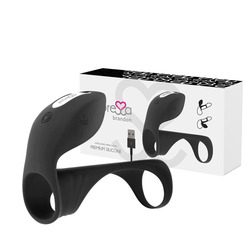 MORESSA - BRANDON ANNEAU VIBRANT PUISSANT AVEC MANCHON ÉPAISSISSANT MÂLE