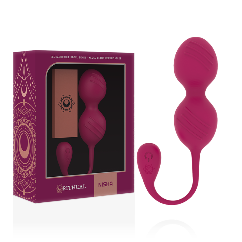 RITHUAL - NISHA RECHARGEABLE VIBRATING KEGEL BALLS ORCHID