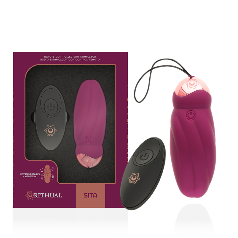 RITHUAL - SITA EGG REMOTE CONTROL ROTATING PEARLS + VIBRATION