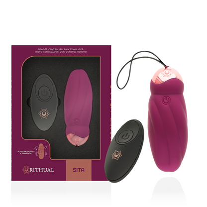 RITHUAL - SITA EGG REMOTE CONTROL ROTATING PEARLS + VIBRATION