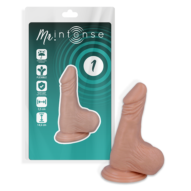 MR INTENSE - 1 PÉNIS RÉALISTE 14,6 CM -OU- 3,5 CM