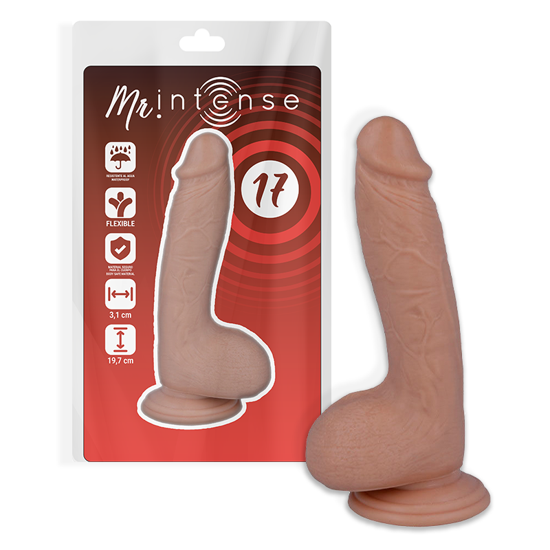 MR INTENSE - 17 PÉNIS RÉALISTES 19,7 CM -O- 4,1 CM