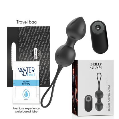 BRILLY GLAM - PERLAS VIBRATORIAS DE KEGEL CON CONTROL REMOTO