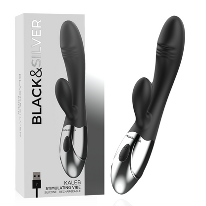 BLACK&amp;SILVER - VIBRADOR ESTIMULANTE KALEB