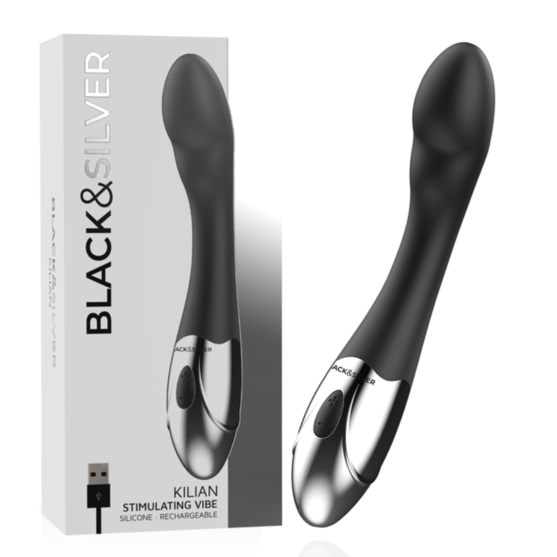 BLACK&amp;SILVER - VIBRADOR ESTIMULANTE KILIAN