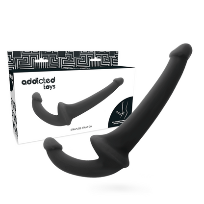 JUGUETES ADICTO - DILDO CON ARN S SIN SUJECION NEGRO