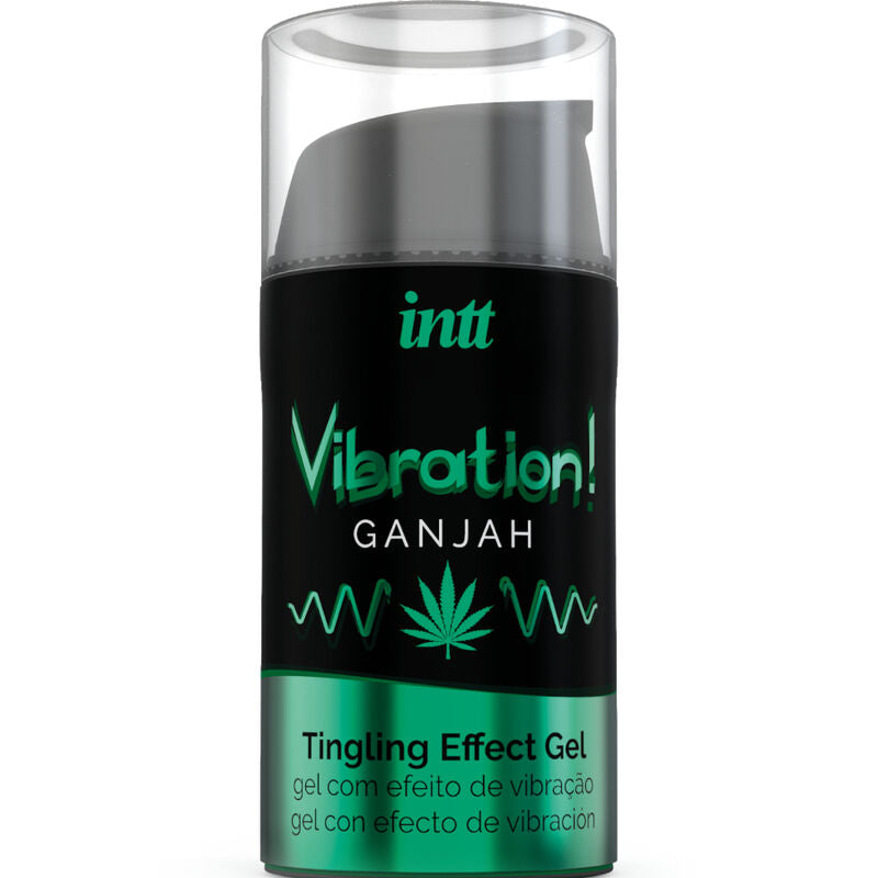 INTT - POTENTE GEL VIBRADOR LÍQUIDO ESTIMULANTE ÍNTIMO CANNABIS 15ML