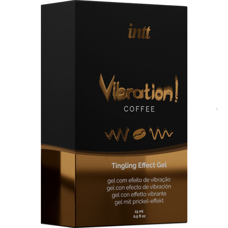 INTT - POTENTE GEL VIBRADOR LIQUIDO ESTIMULANTE ÍNTIMO CAFÉ 15ML