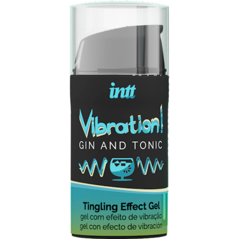 INTT - POTENTE GEL VIBRADOR LÍQUIDO ESTIMULANTE ÍNTIMO GIN&amp;TONIC 15ML