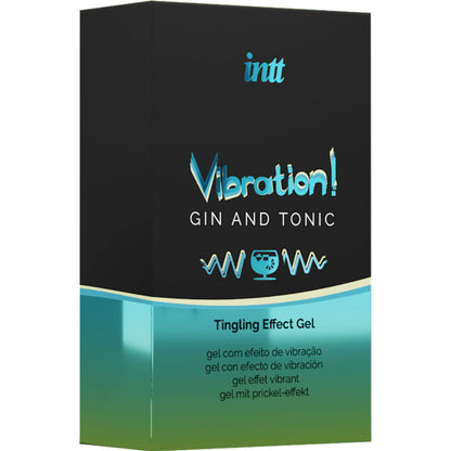 INTT - POTENTE GEL VIBRADOR LÍQUIDO ESTIMULANTE ÍNTIMO GIN&amp;TONIC 15ML