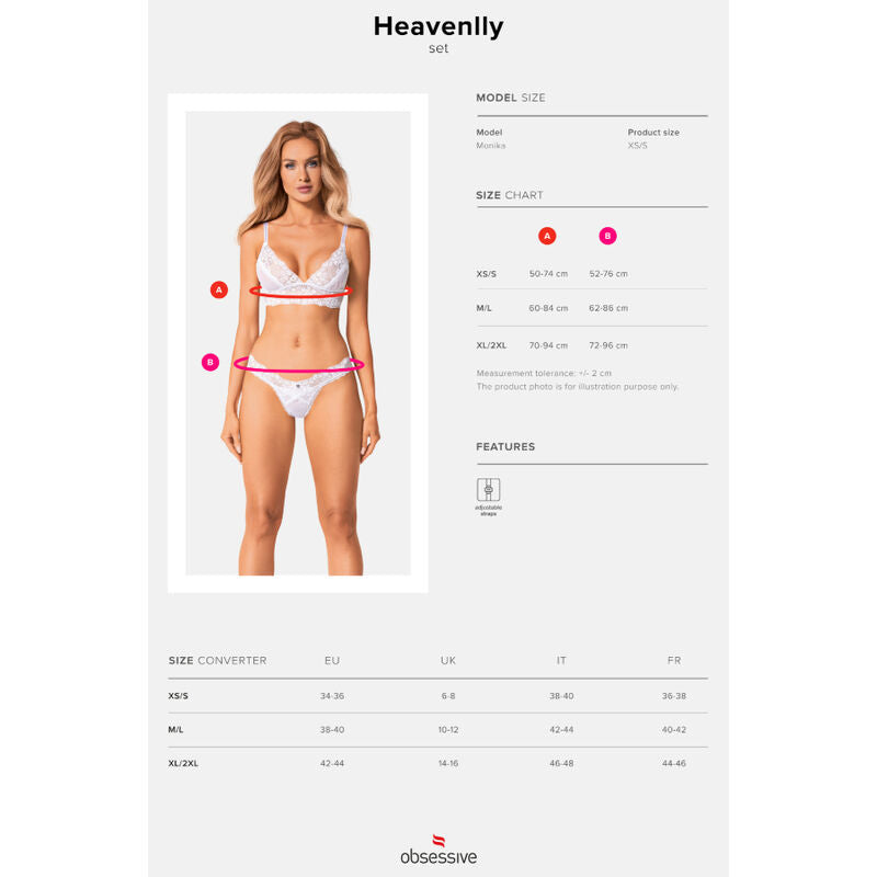 OBSESSIVE - ENSEMBLE HEAVENLLY 2 PIÈCES XS/S