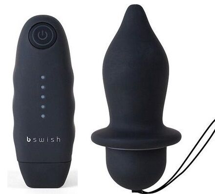 B SWISH - BFILLED CLASSIC VIBRATING PLUG BLACK