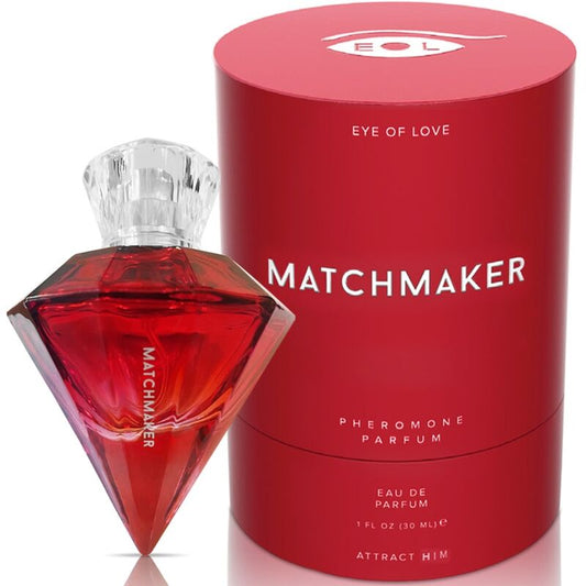 PERFUME CON FEROMONAS OJO DEL AMOR - MATCHMAKER RED DIAMOND ATRAELO 30 ML