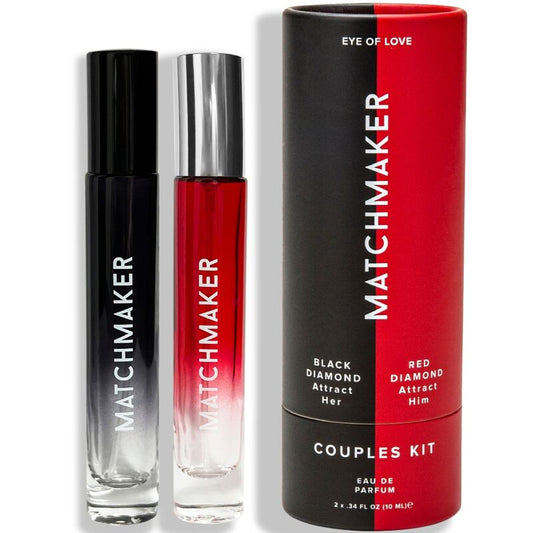 EYE OF LOVE - KIT DE 2 PAREJAS CON FEROMONAS MATCHMAKER PARA ATRAERLA Y ÉL 20 ML