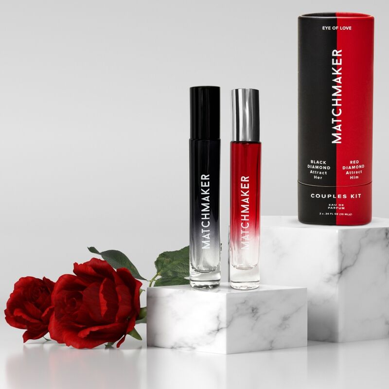 EYE OF LOVE - KIT DE 2 PAREJAS CON FEROMONAS MATCHMAKER PARA ATRAERLA Y ÉL 20 ML