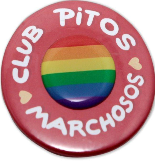 PRIDE - BADGE DE FIERTÉ AVEC DES BITES RIGIDES