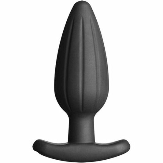 ELECTRASTIM - SILICONE BLACK ROCKER BUTT PLUG LARGE