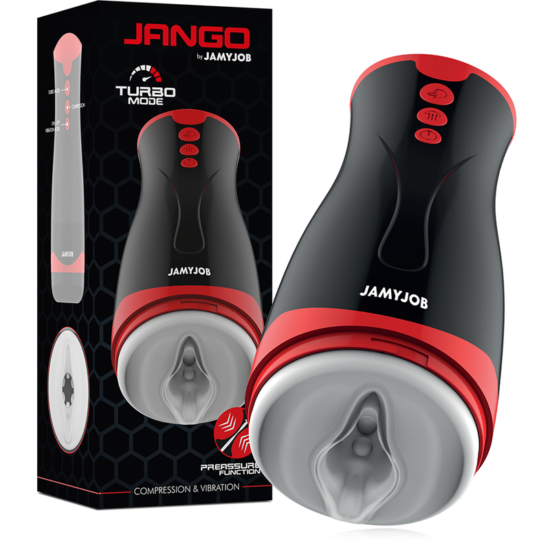 JAMYJOB - JANGO SQUEEZING AND VIBRATING MASTURBATOR