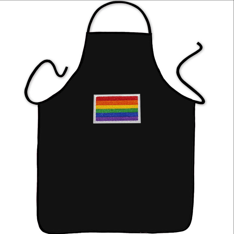 PRIDE - TABLIER DE CHEF GOOD AVEC LE DRAPEAU LGBT