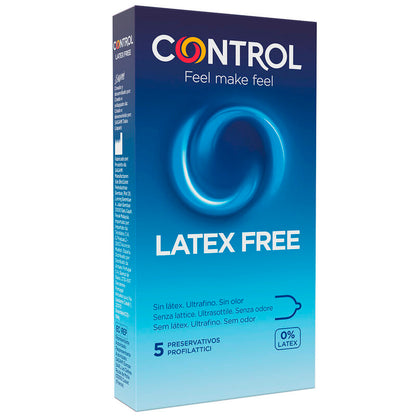 CONTROL - CONDONES DE LATEX LIBRES DE PECADOS 5 UNIDADES