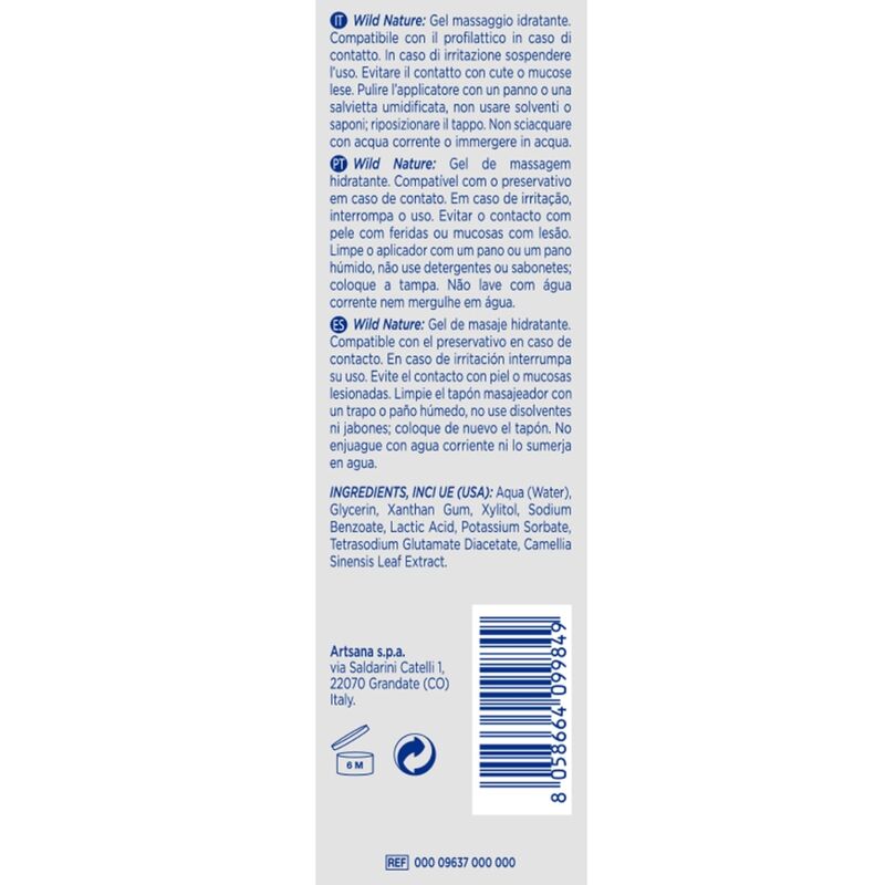 CONTROL - MASSAJE GEL NATURE SAUVAGE 3 EN 1 200 ML