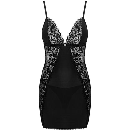 OBSESSIVE - MADERRIS CHEMISE &amp; STRING XS/S