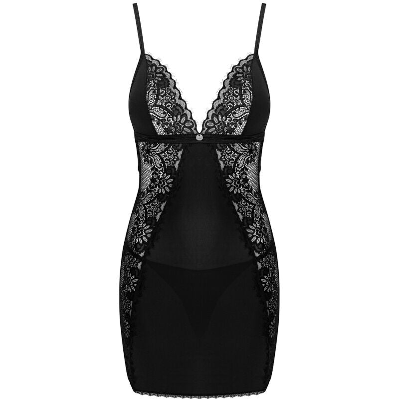 OBSESSIVE - MADERRIS CHEMISE &amp; STRING XS/S