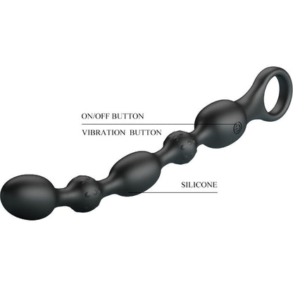 PRETTY LOVE - VAN BOULES ANALES 10 VIBRATIONS RECHARGEABLES SILICONE