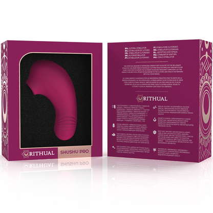 RITHUAL - SHUSHU PRO POCKET CLITORIS STIMULATOR 2 POWERFUL ORCHID MOTORS