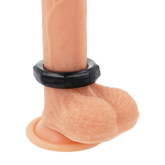 POWERING - ANILLO PARA EL PENE SUPER FLEXIBLE Y RESISTENTE 5CM PR10 NEGRO