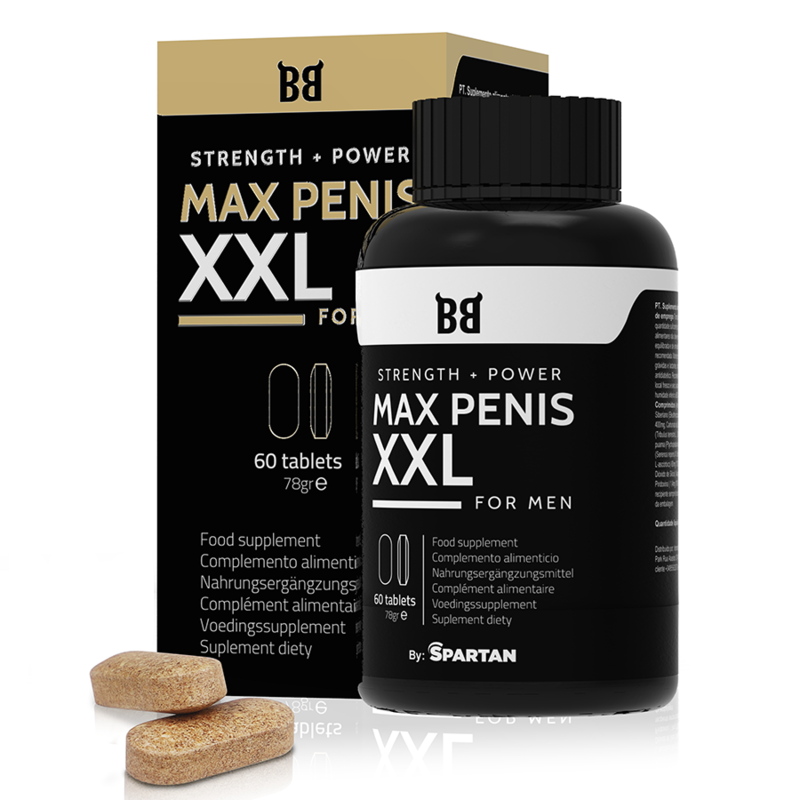 BLACK BULL - MAX PENIS XXL FUERZA + POTENCIA PARA HOMBRES 60 COMPRIMIDOS