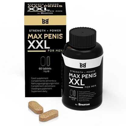 BLACK BULL - MAX PENIS XXL FUERZA + POTENCIA PARA HOMBRES 60 COMPRIMIDOS