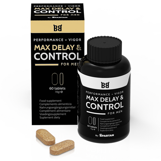 BLACK BULL - MAX DELAY &amp; CONTROL PERFORMANCE MAXIMALE POUR HOMMES 60 CAPSULES