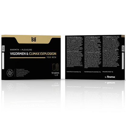 BLACK BULL - VIGORMEN &amp; CLIMAX EXPLOSION PLUS DE PLAISIR POUR HOMMES 10 CAPSULES