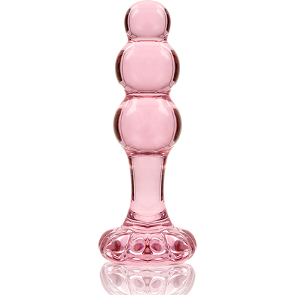 SÉRIE NEBULA PAR IBIZA - MODÈLE 1 PLUG ANAL EN VERRE BOROSILICATE TRANSPARENT 10,5 CM -O- 3 CM