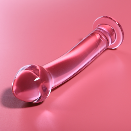 SERIE NEBULA DE IBIZA - MODELO 11 DILDO CRISTAL BOROSILICATO TRANSPARENTE 16 CM -O- 3 CM