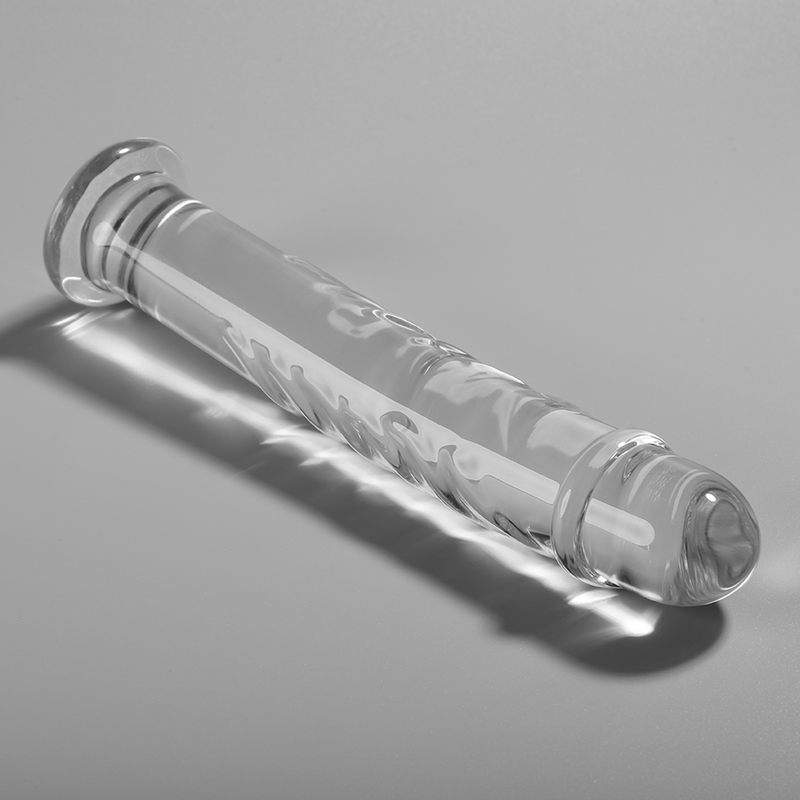 SERIE NEBULA DE IBIZA - MODELO 16 DILDO CRISTAL BOROSILICATO TRANSPARENTE 18,5 CM -O- 3 CM