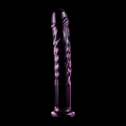 SERIE NEBULA DE IBIZA - MODELO 16 DILDO CRISTAL BOROSILICATO TRANSPARENTE 18,5 CM -O- 3 CM