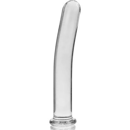 SERIE NEBULA DE IBIZA - MODELO 17 DILDO CRISTAL BOROSILICATO TRANSPARENTE 18,5 CM -O- 3 CM