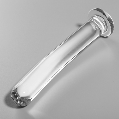 SERIE NEBULA DE IBIZA - MODELO 17 DILDO CRISTAL BOROSILICATO TRANSPARENTE 18,5 CM -O- 3 CM