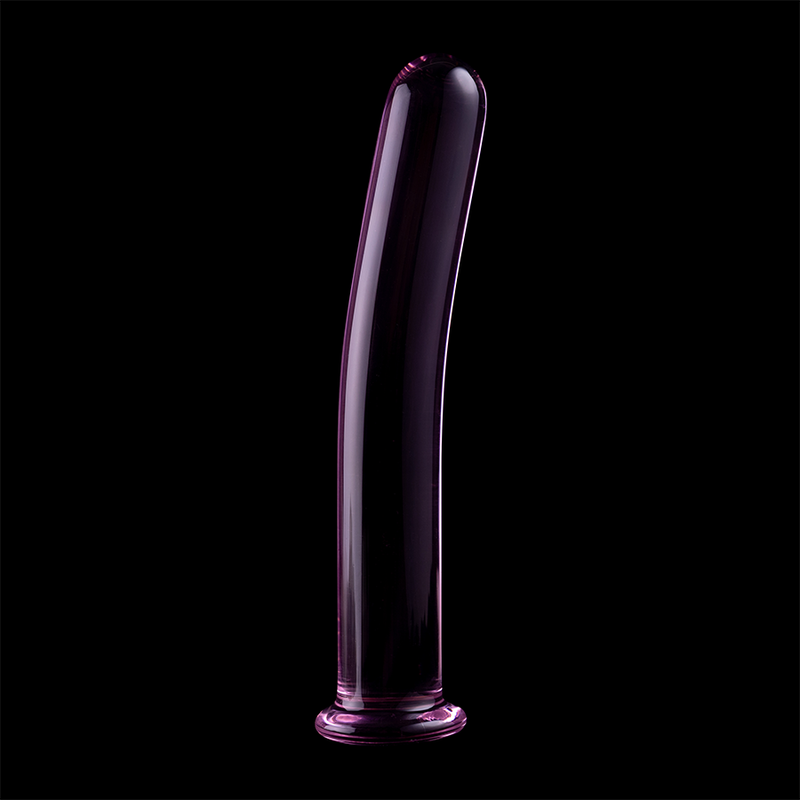 SERIE NEBULA DE IBIZA - MODELO 17 DILDO CRISTAL BOROSILICATO TRANSPARENTE 18,5 CM -O- 3 CM