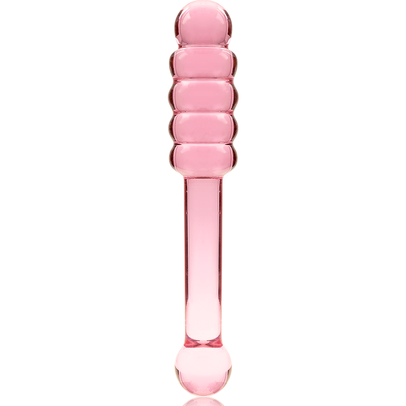 NEBULA SERIES BY IBIZA - MODEL 20 DILDO BOROSILICATE GLASS CLEAR 20.5 CM -O- 3 CM