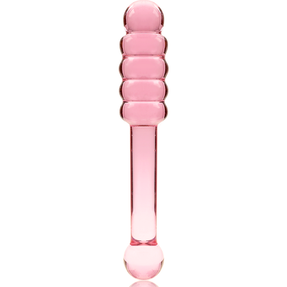 NEBULA SERIES BY IBIZA - MODEL 20 DILDO BOROSILICATE GLASS CLEAR 20.5 CM -O- 3 CM