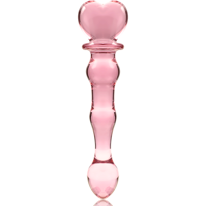 NEBULA SERIES BY IBIZA - MODEL 21 DILDO BOROSILICATE GLASS CLEAR 20.5 CM -O- 3.5 CM