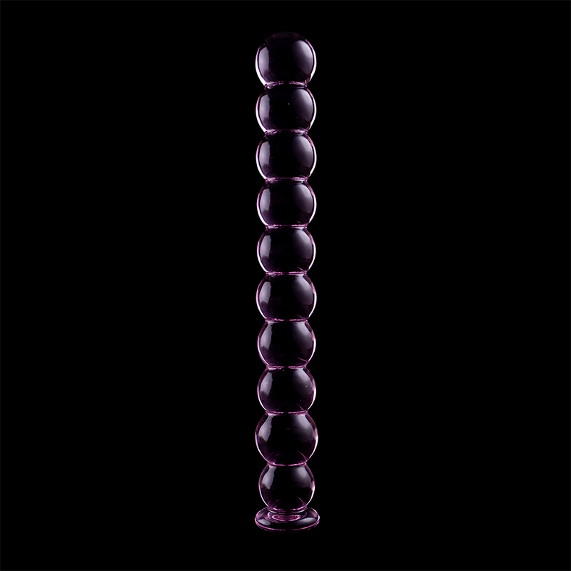 SERIE NEBULA DE IBIZA - MODELO 22 DILDO CRISTAL BOROSILICATO TRANSPARENTE 21,5 CM -O- 2,5 CM